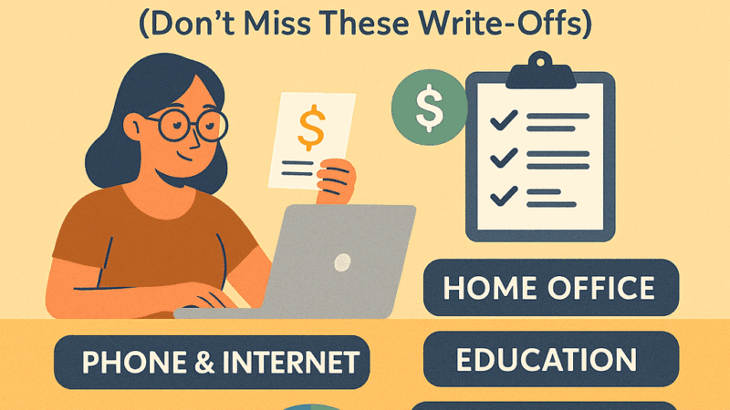 Side Hustle Tax Deductions (Don’t Miss These Write-Offs)
